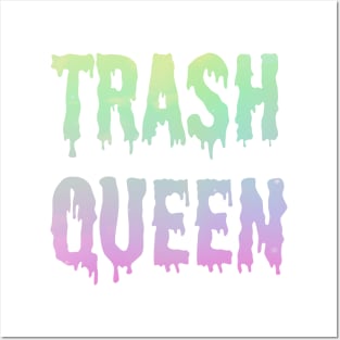 Rainbow Trash Queen Posters and Art